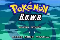 Pokemon - ROWE (Hack) — Title screen